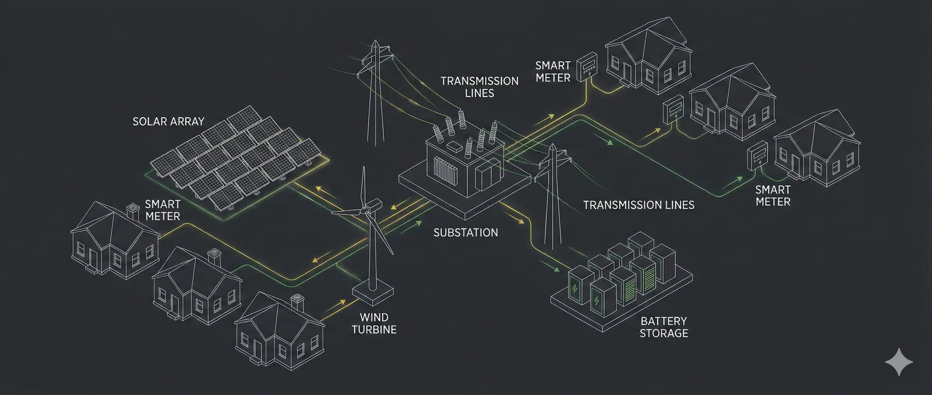 RevoFi Energy Solution Diagram - Distributed Grid Edge Architecture